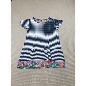 Matilda Jane Shirt Womens Medium Striped Floral Tunic